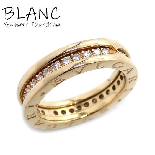 BVLGARI ビーゼロワン b-zero1 18k リング BVLGARI（ブルガリ） ビーゼロワン リング XS B-ZERO1 フルダイヤ K18