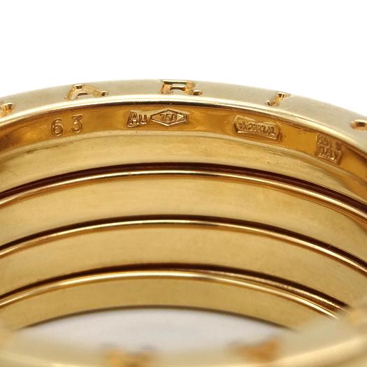 ブルガリ ビーゼロワン リング M 4バンド B-ZERO1 K18 イエローゴールド K18 YG 指輪 #63 約22号 ジュエリー BVLGARI 横浜BLANC BVLGARI（ブルガリ） ビーゼロワン リング M 4バンド B-ZERO1 K18