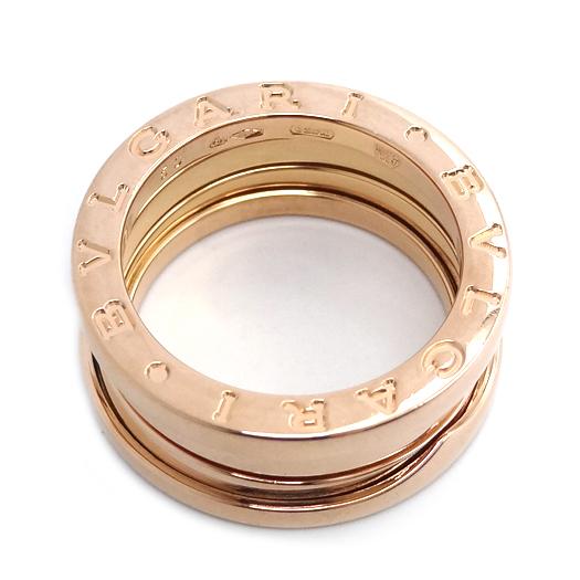 BVLGARI（ブルガリ） ビーゼロワン リング 3バンド K18ピンクゴールド