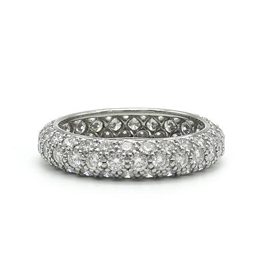 TIFFANY&Co. ティファニー ダイヤモンド ドッツ 3 ロウ バンド