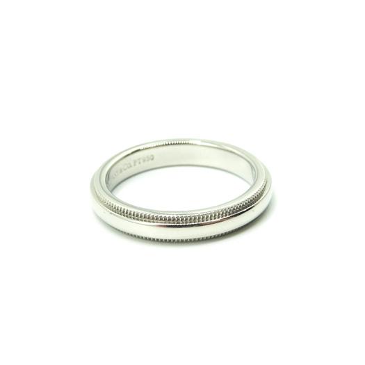 TIFFANY&Co.（ティファニー） ミルグレイン リング Pt950 プラチナ