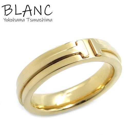 TIFFANY&Co.（ティファニー） Tナロー リング 約10号 K18 イエロー