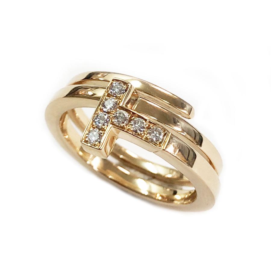 TIFFANY&Co. ティファニー Tスクエア ラップ ダイヤ リング 約13 TIFFANY&Co. ティファニー Tスクエア ラップ ダイヤ リング 約13