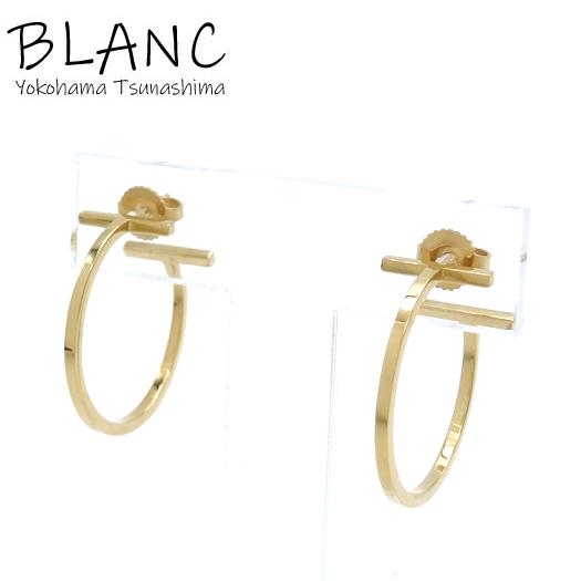 TIFFANY&Co. ティファニー Tワイヤー フープピアス K18 イエロー