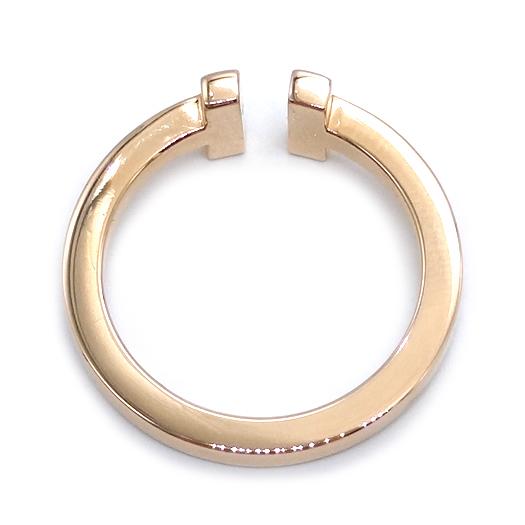 ティファニー　Tiffany T スクエア リング　約19号 TIFFANY&Co. ティファニー Tスクエア リング 約19号 K18 ピンク
