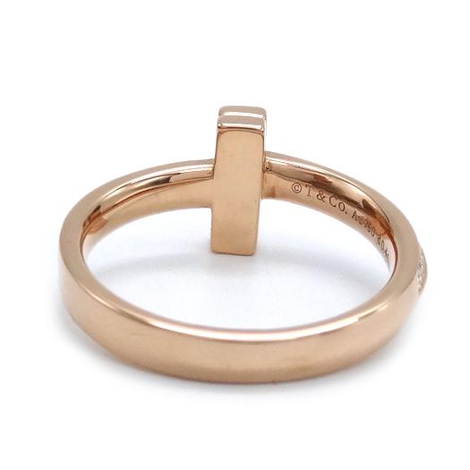 TIFFANY&Co.（ティファニー） Tワン ダイヤモンドリング K18ピンク