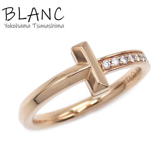 TIFFANY&Co.（ティファニー） Tワン ダイヤリング K18ピンクゴールド