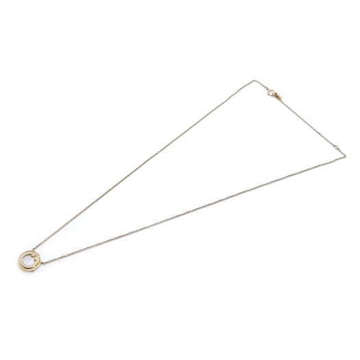 TIFFANY&Co.（ティファニー） T TWO ダイヤ シェル ネックレス 40cm