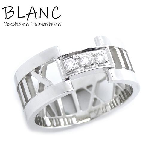 TIFFANY&Co.（ティファニー） 3Pダイヤ アトラス リング 13号 K18WG