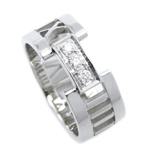TIFFANY&Co.（ティファニー） 3Pダイヤ アトラス リング 13号 K18WG