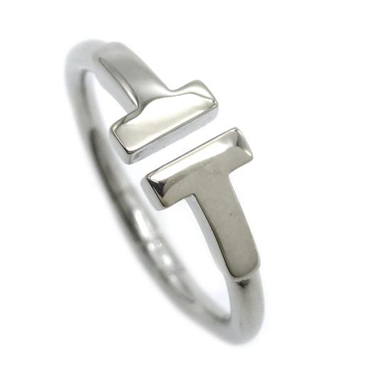 TIFFANY&Co.（ティファニー） Tワイヤー リング K18ホワイトゴールド