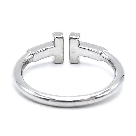 TIFFANY&Co.（ティファニー） Tワイヤー リング K18ホワイトゴールド