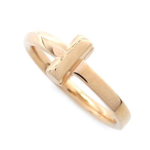TIFFANY&Co.（ティファニー） Tワン リング 約11号 K18 ピンクゴールド