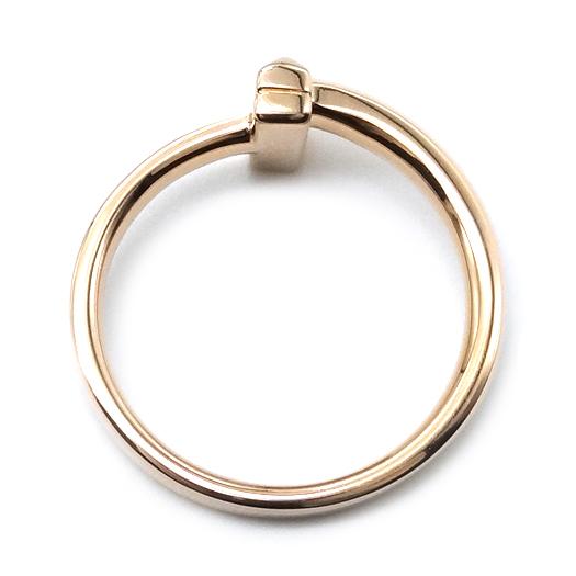 Tiffany ティファニー　Tワン　リング　K18WG　11号 TIFFANY&Co.（ティファニー） Tワン リング 約11号 K18 ピンクゴールド