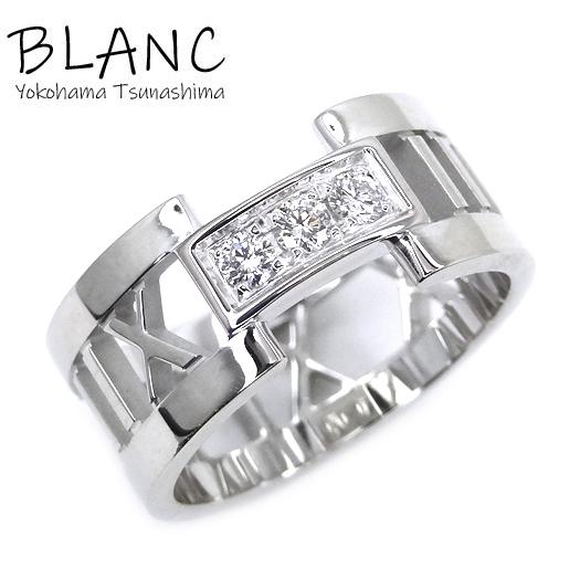 TIFFANY&Co.（ティファニー） アトラス オープンリング 3Pダイヤ 約9.5