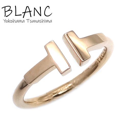 TIFFANY&Co.（ティファニー） Tワイヤー リング 約9号 K18 ピンク