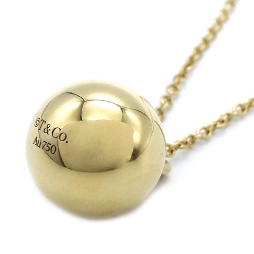 TIFFANY&Co.（ティファニー） ハードウェア ボール ネックレス K18