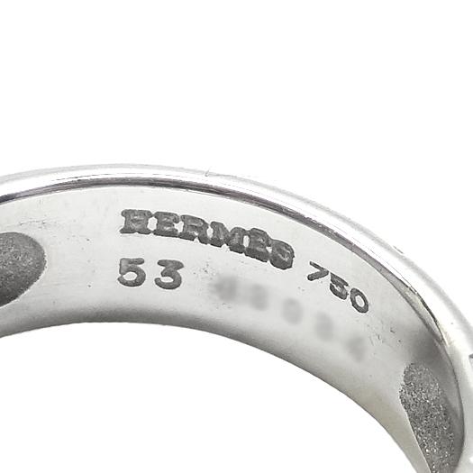 HERMES（エルメス） リング トゥーブー リング 指輪 K18 ホワイト