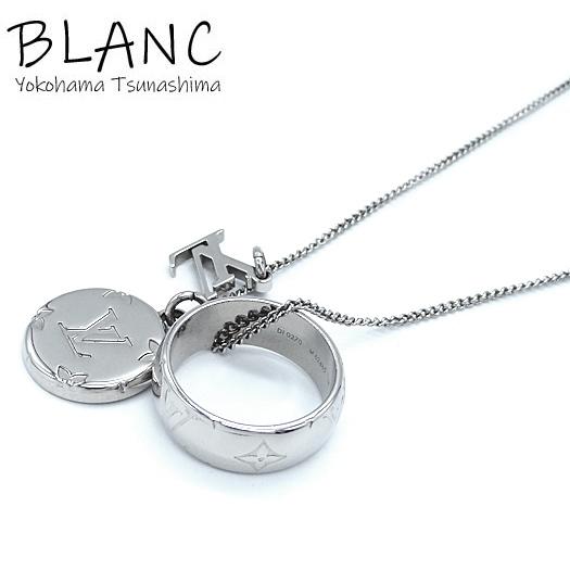 良質 モノグラム リングネックレス ヴィトン ルイ 送料無料 美品 シルバー 横浜blanc Vuitton Louis アクセサリー Di0270 M メンズアクセサリー Meorboston Org