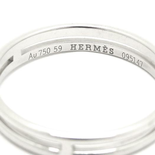 HERMES（エルメス） アリアンヌ リング K18 ホワイトゴールド K18WG