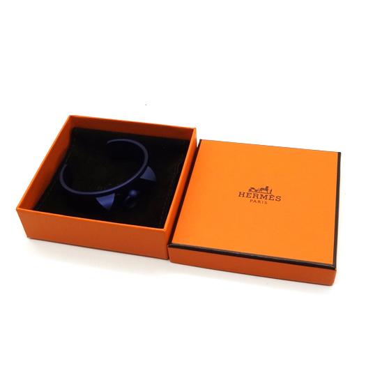 HERMES（エルメス） メドール バングル ブルー メタル アルミニウム
