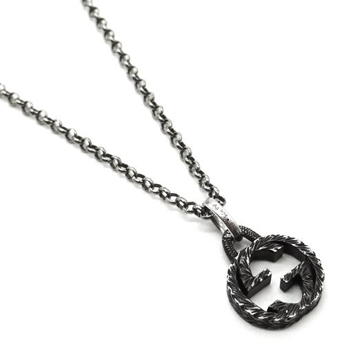 GUCCI グッチ インターロッキングG アラベスク ネックレス