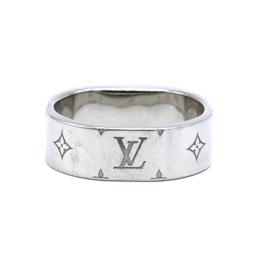 LOUIS VUITTON 指輪 M00217 シルバー LE0126 袋 #M LOUIS VUITTON 指輪 M00217 シルバー LE0126 袋 #M