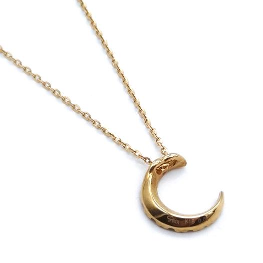 STAR JEWELRY スタージュエリー ダイヤモンド ムーン ネックレス STAR JEWELRY スタージュエリー ダイヤモンド ムーン ネックレス