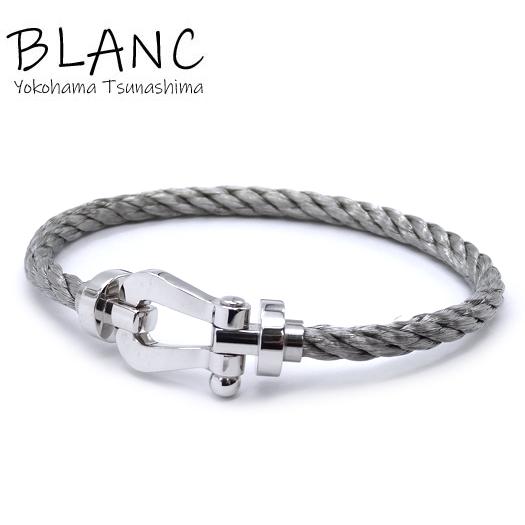 フレッド フォース10 ブレスレット LM K18 ホワイトゴールド WG 16cm