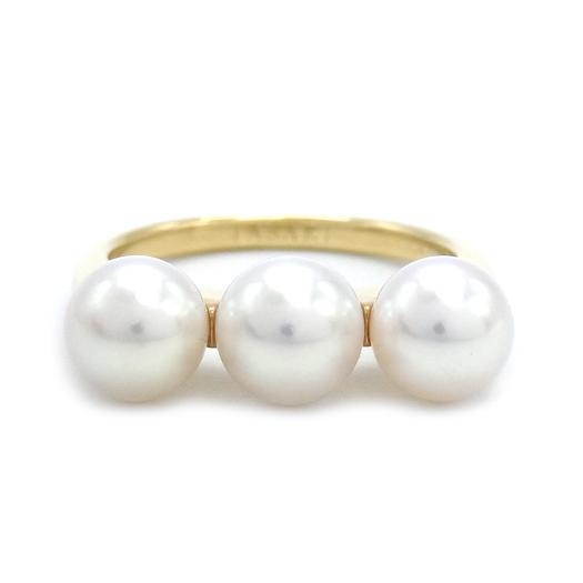 TASAKI（タサキ） バランスエラパールリング K18イエローゴールド 真珠