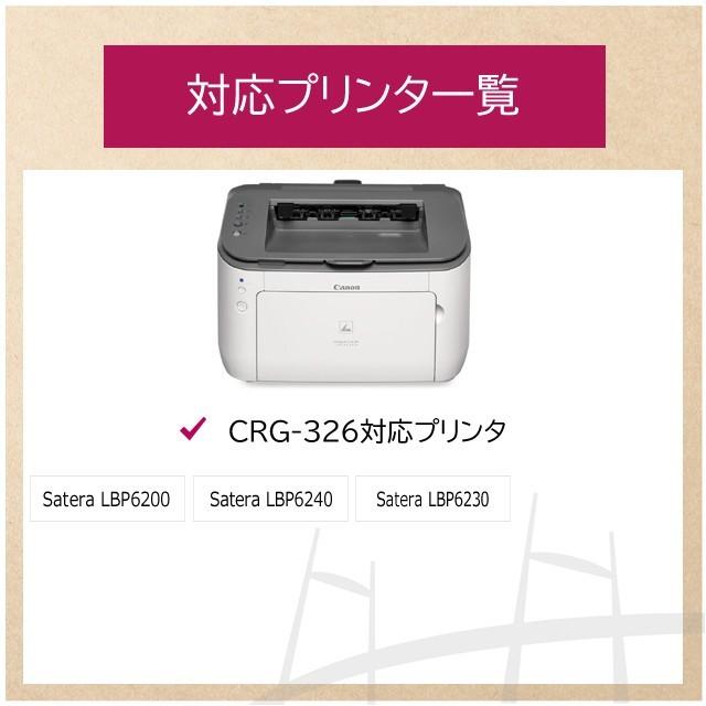 CRG-326　（CRG326）　キヤノン　ブラック×10　LBP6240　互換トナーLBP6200　トナーカートリッジ326　LBP6230