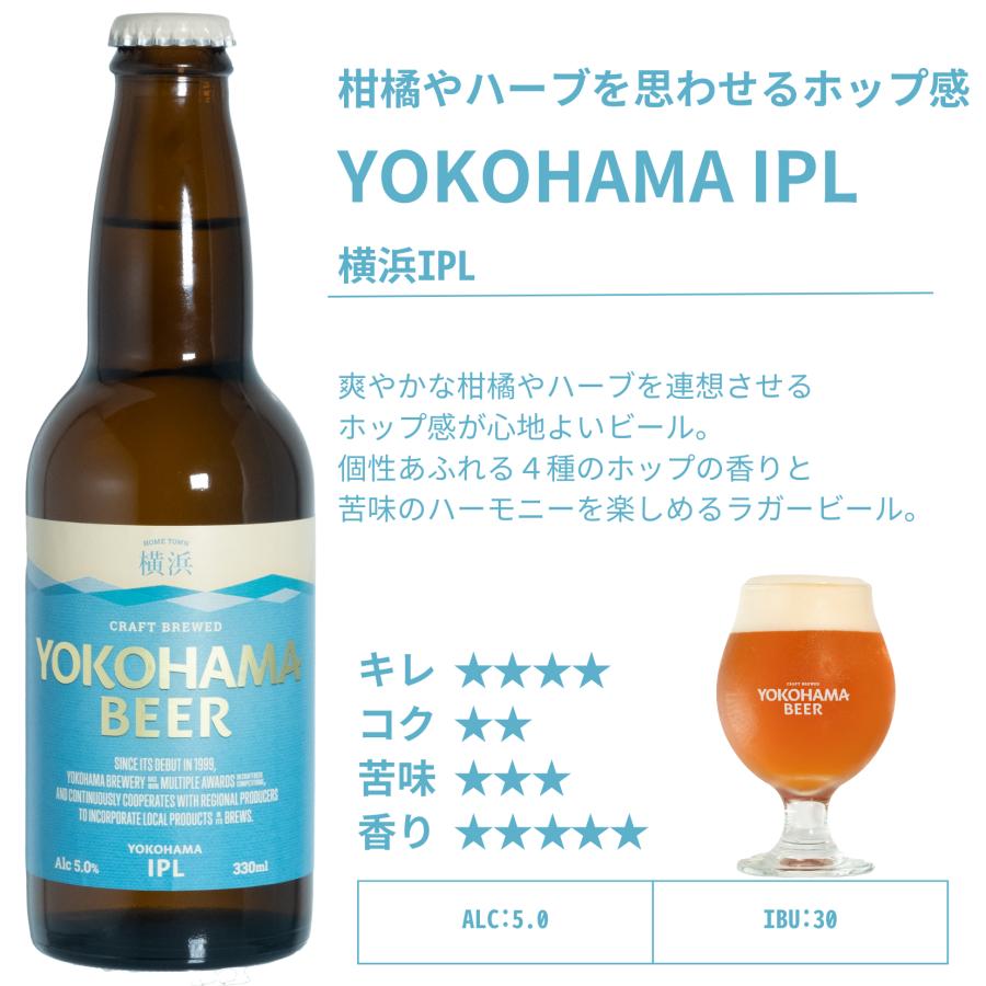 横浜ビール おすすめ 6種飲み比べセット 330ml×6本（瓶）まずはこれ　送料無料 人気 ギフト クラフトビール 詰め合わせ 横浜 ランキング 種類 こだわり｜yokohamabeer1999｜08