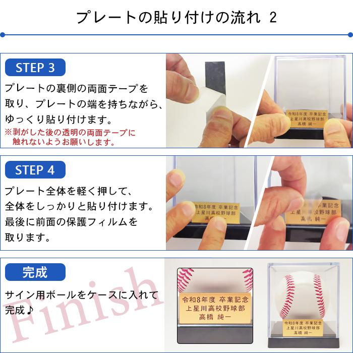 MIZUNO 名入れプレート付き サインボール 野球 サインボール