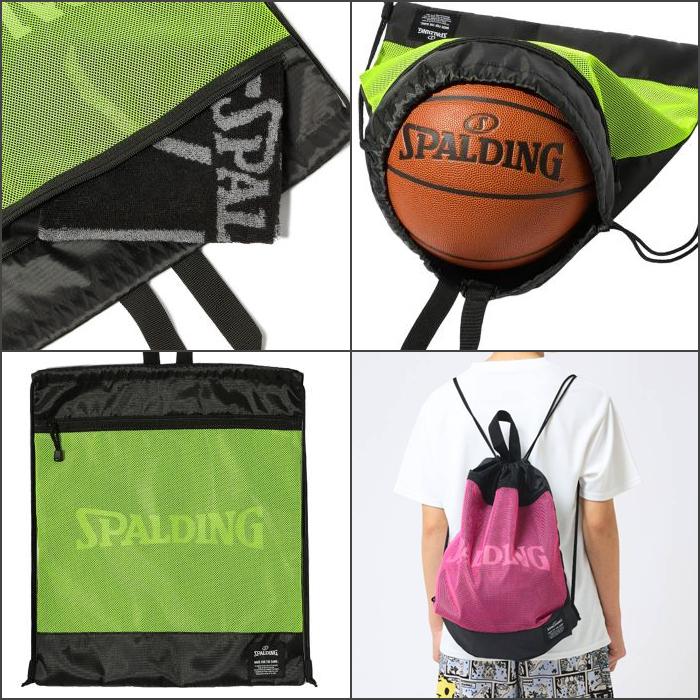 SPALDING（スポルディング） 名入れ1段付き バスケ リュック ボール