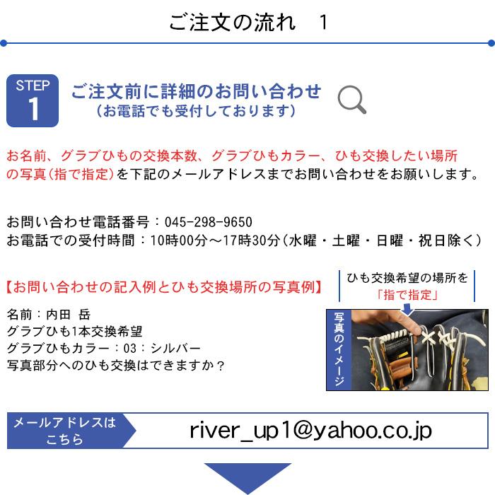 持ち込みグラブ専用ページ グローブ 修理 グローブ修理 グラブ 紐交換 ひも 交換 紐 野球 紐通し |  | 08