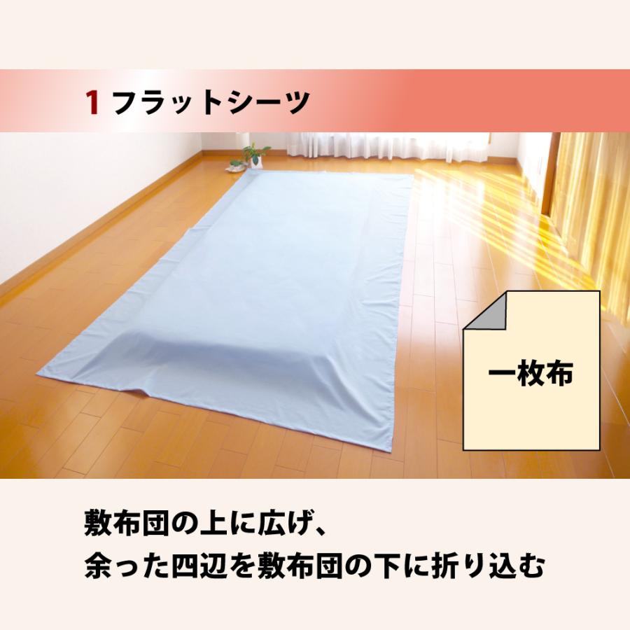 フラットシーツ ワンタッチシーツ ポケットシーツ セミシングル 綿100
