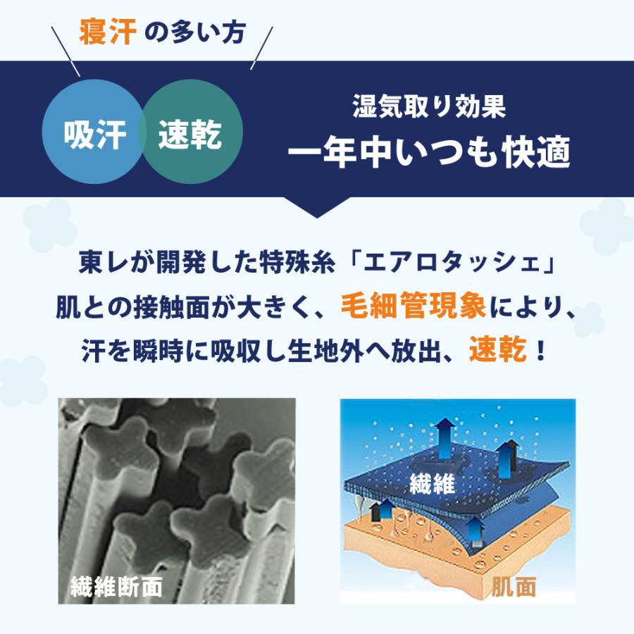TORAY（東レ） 敷き布団用カバー ポケットシーツ シングル 綿 速乾