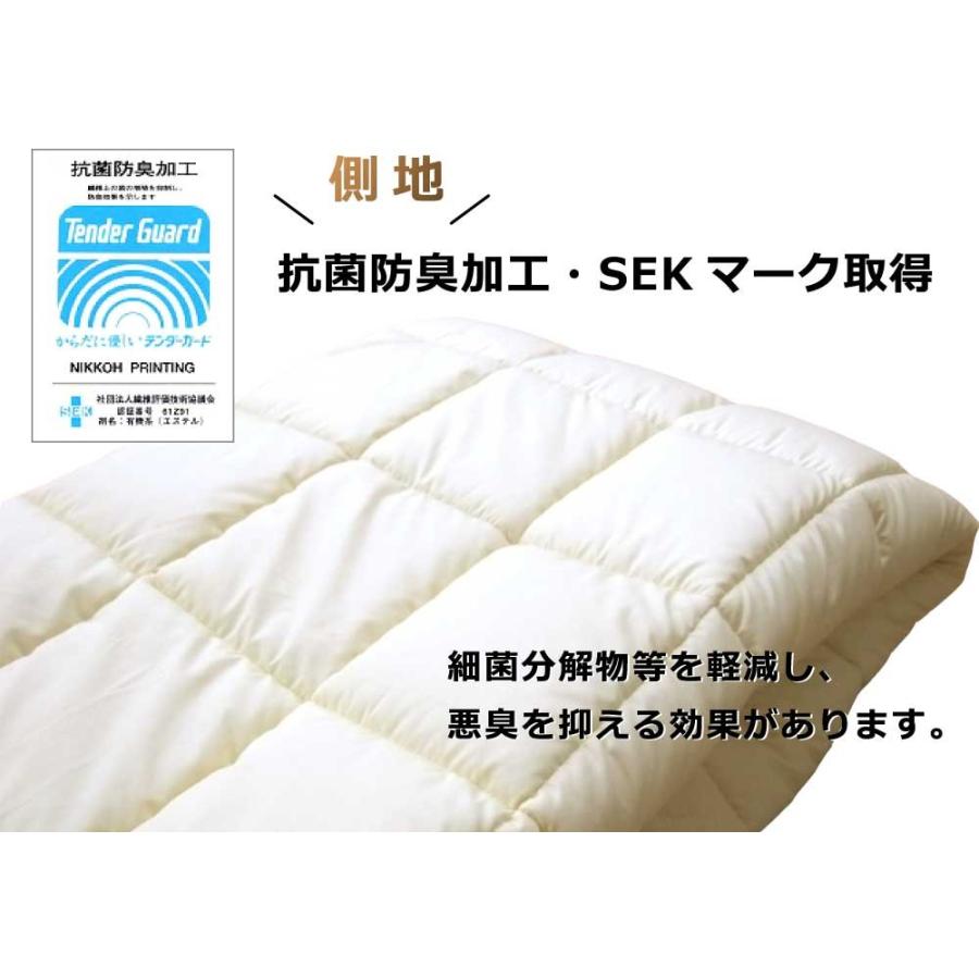 ウール100%敷パッド(新品・未使用) 敷きパッド ベッドパッド ウール100% 洗える 羊毛 パッド ダブル