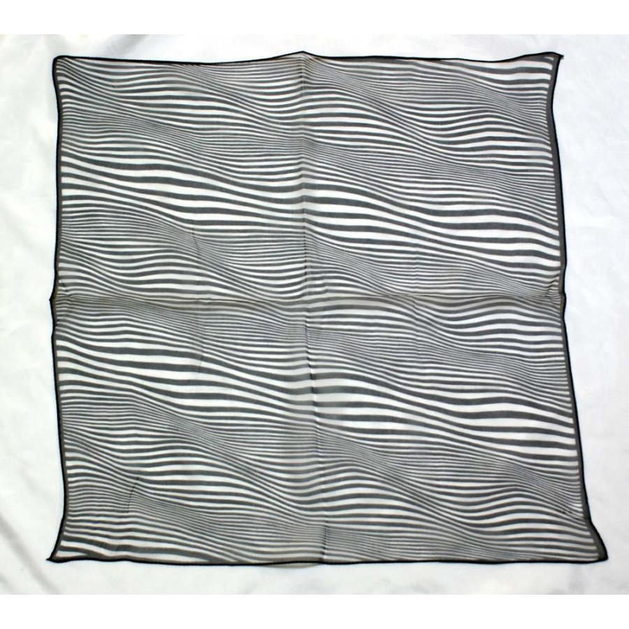 横浜シルクプチスカーフ ゼブラ柄 シルクスカーフ 横浜スカーフ 日本製