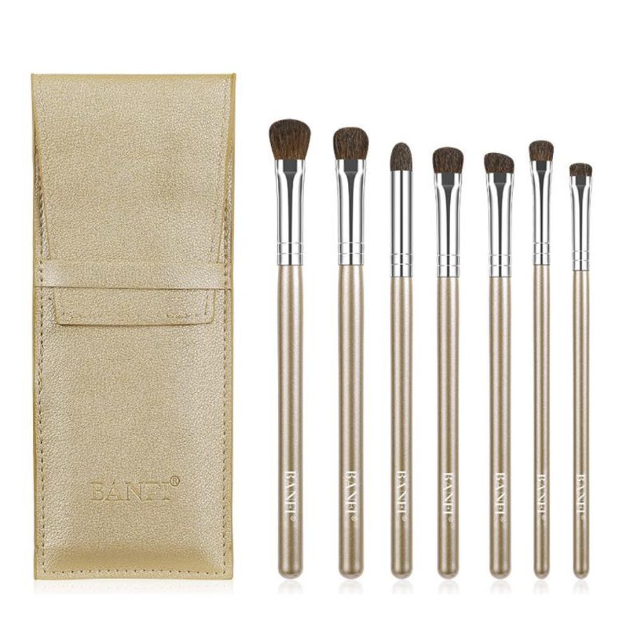 アイシャドウブラシ メイクブラシ 馬毛 プチプラ 7本セット アイメイク