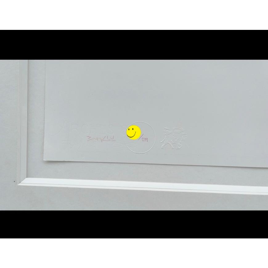 BANKSY バンクシー・Donuts(Pink/Strawberry)・ドーナツピンク・版画