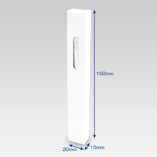 ギフトボックス ボールペン 箱 紙箱 縦長 細長い 窓付き 白 シャープペン 粗品 景品 プレゼント ノベルティー用 ボールペン入れ箱 1 50枚セット Ballpen No1 050 横井パッケージyahoo 店 通販 Yahoo ショッピング