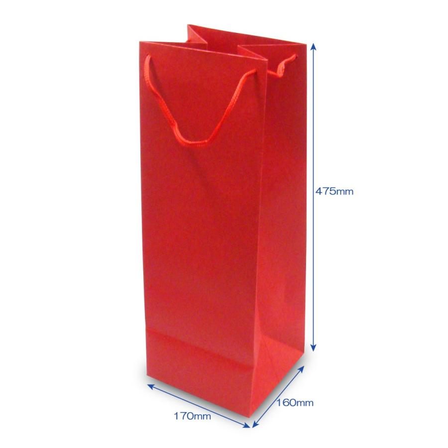 国内配送 ワイン袋 ワイン用紙袋 手提げ紙袋 縦長 細長い ワインバッグ おしゃれ 業務用 持ち運び用 ギフト ボトルバッグ 赤 レッド Rd 160 100枚セット 楽天1位 Dec9 Voltaco Com Br