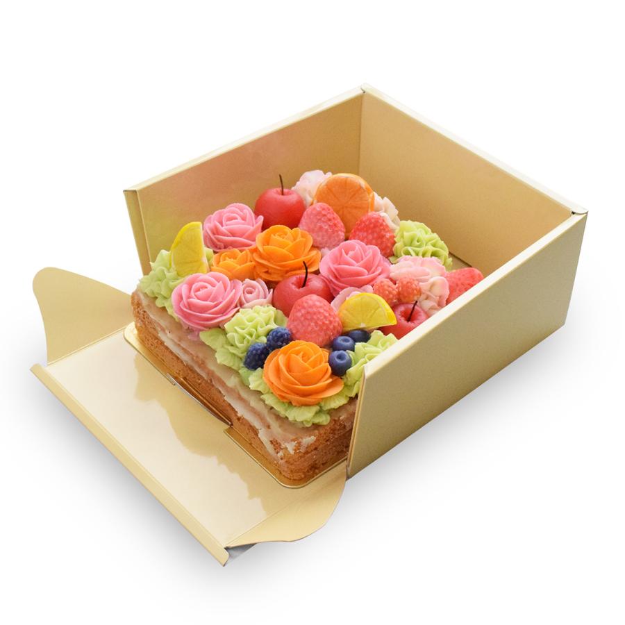 未晒し ケーキボックス 空のケーキ箱 L アスクル - 1袋（50枚入） 和洋裁材料
