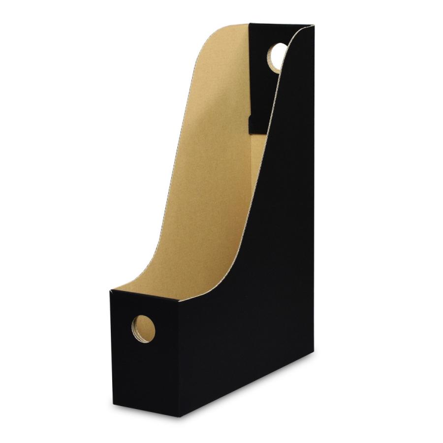 カラーボックス インナー ファイル収納ボックス ファイルスタンド 書類立て カラーボックス用ファイルボックス (No.2) (横置き用) (黒) 27枚セット |  | 02