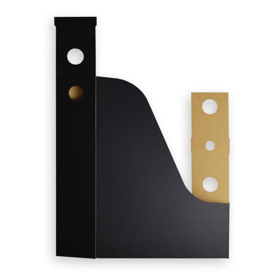 カラーボックス インナー ファイル収納ボックス ファイルスタンド 書類立て カラーボックス用ファイルボックス (No.2) (横置き用) (黒) 27枚セット |  | 05