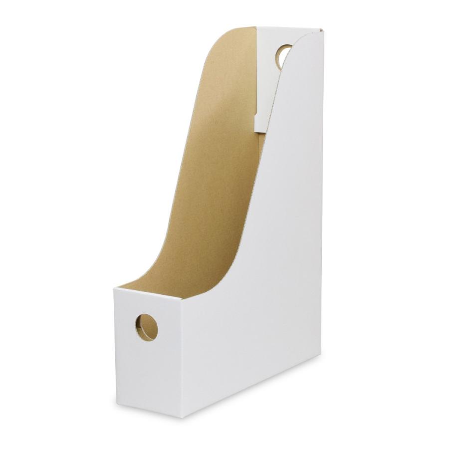 カラーボックス インナー ファイル収納ボックス ファイルスタンド 書類立て カラーボックス用ファイルボックス (No.2) (横置き用) (白) 27枚セット |  | 02