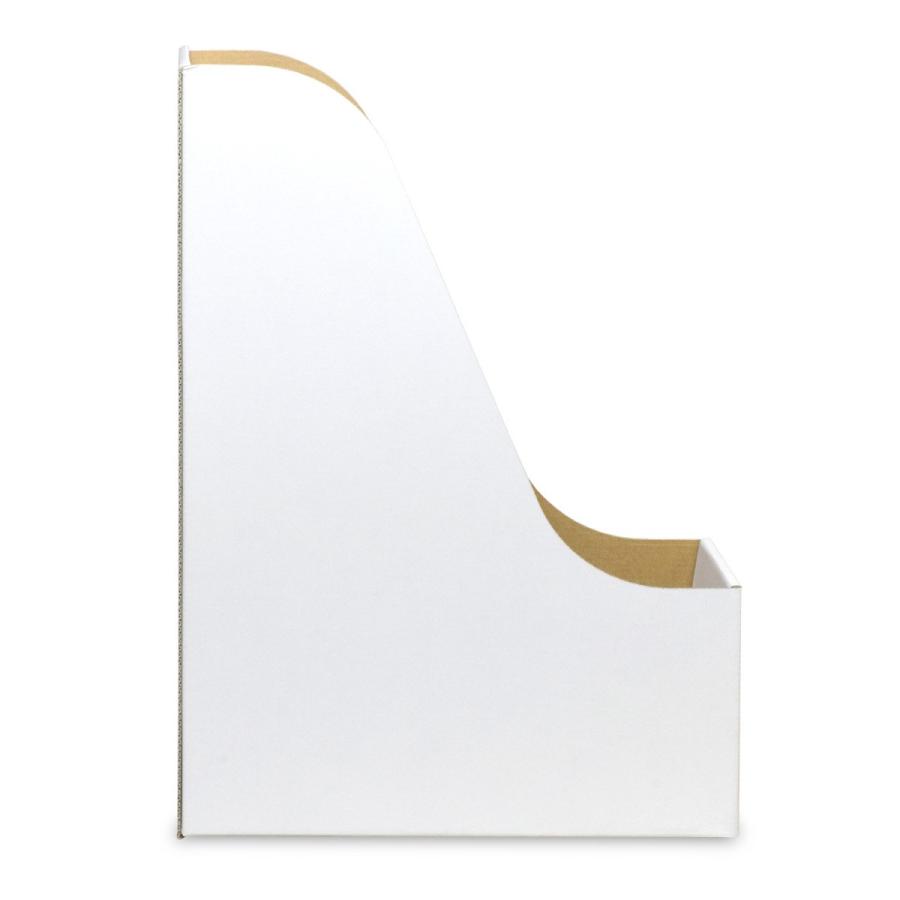 カラーボックス インナー ファイル収納ボックス ファイルスタンド 書類立て カラーボックス用ファイルボックス (No.2) (横置き用) (白) 27枚セット |  | 03