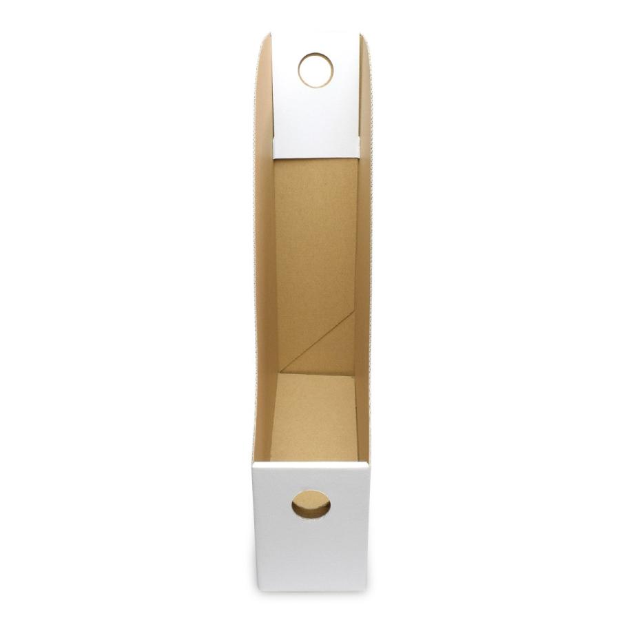 カラーボックス インナー ファイル収納ボックス ファイルスタンド 書類立て カラーボックス用ファイルボックス (No.2) (横置き用) (白) 27枚セット |  | 04