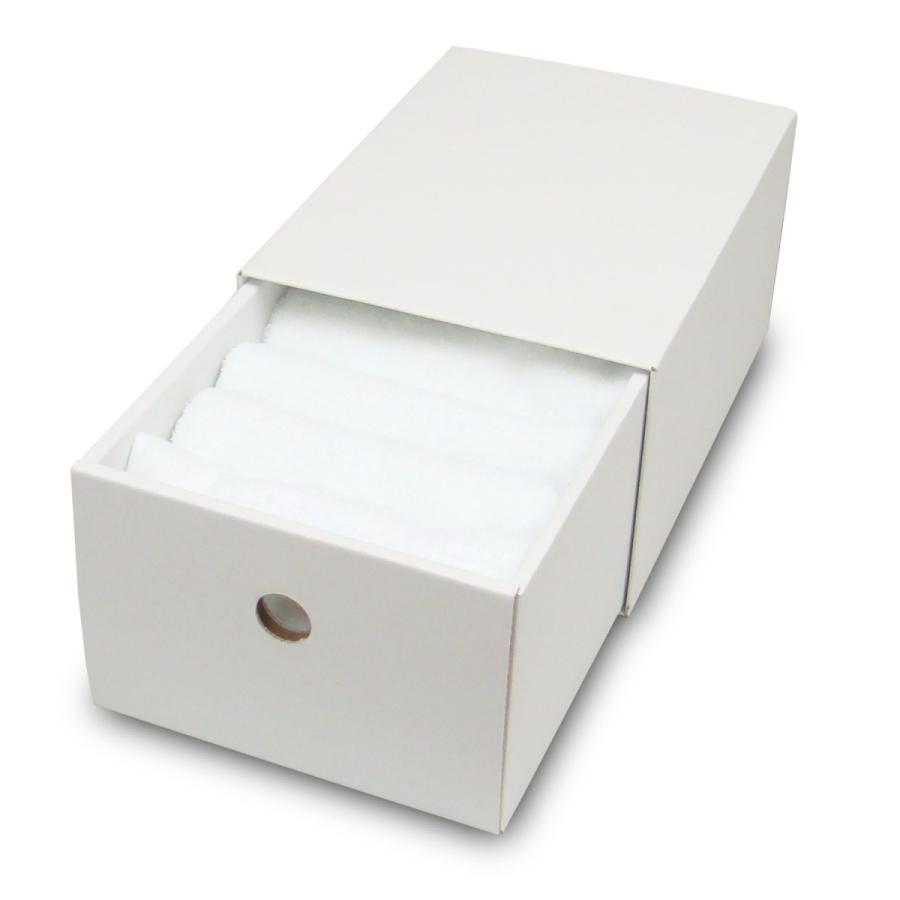 クラフトボックス 引き出し 収納ボックス 収納ケース ダンボール 段ボール インナーボックス カラーボックス用引出し箱 (No.1) (縦置き用) (白) 8枚セット｜yokoi-package2｜04